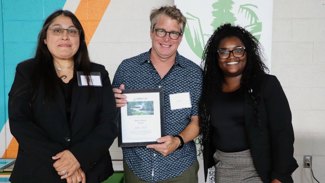 Jeffrey Insko with Sierra Club leaders