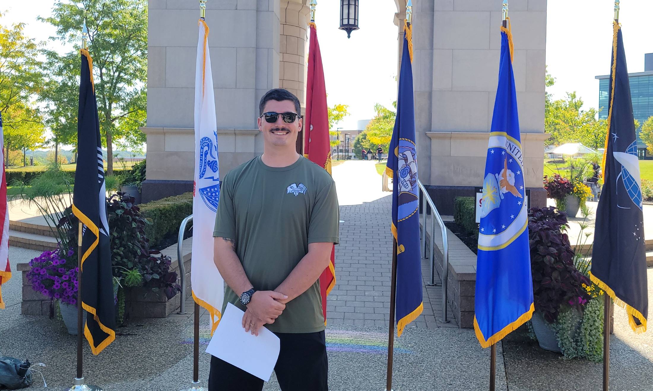 9/11 Remembrance Ceremony and Stair Climb on OU campus