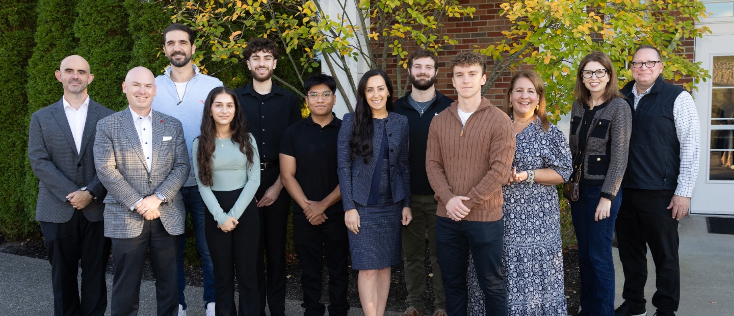 A group photo of business professionals