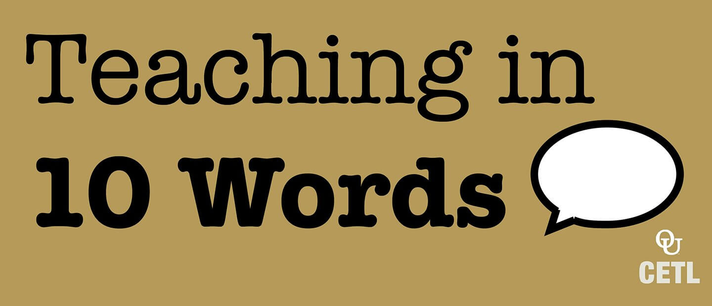 Teaching in 10 Words