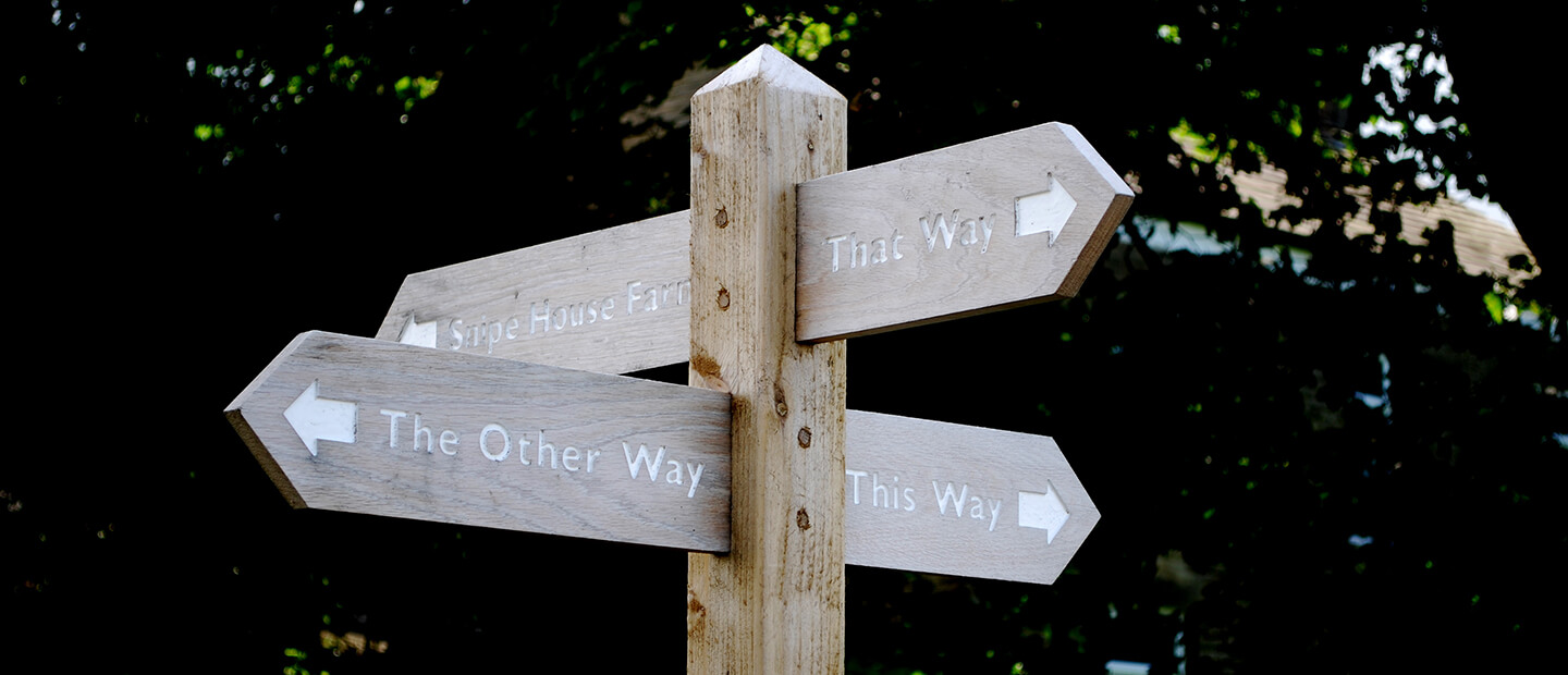 crossroads sign