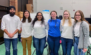 HRA members pose for a pic