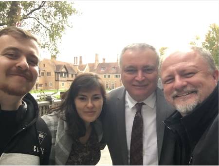 photo of Walter Wolfsberger, Khrystyna Shchubelka, Volodymyr Smolanka, and Taras Oleksyk.