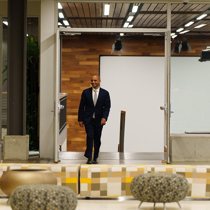 Omar walking