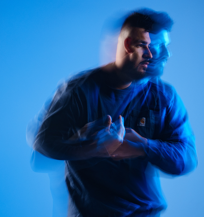A man dancing