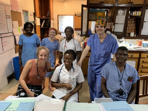 An image of Dr. Timm in a clinical setting