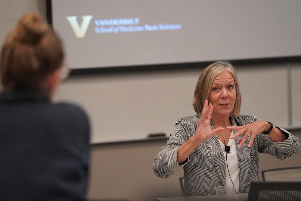 An image of Dr. Gilliland at OUWB