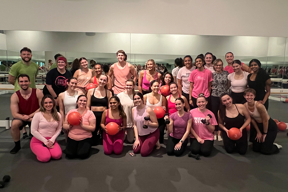 An image of participants in the fundraiser