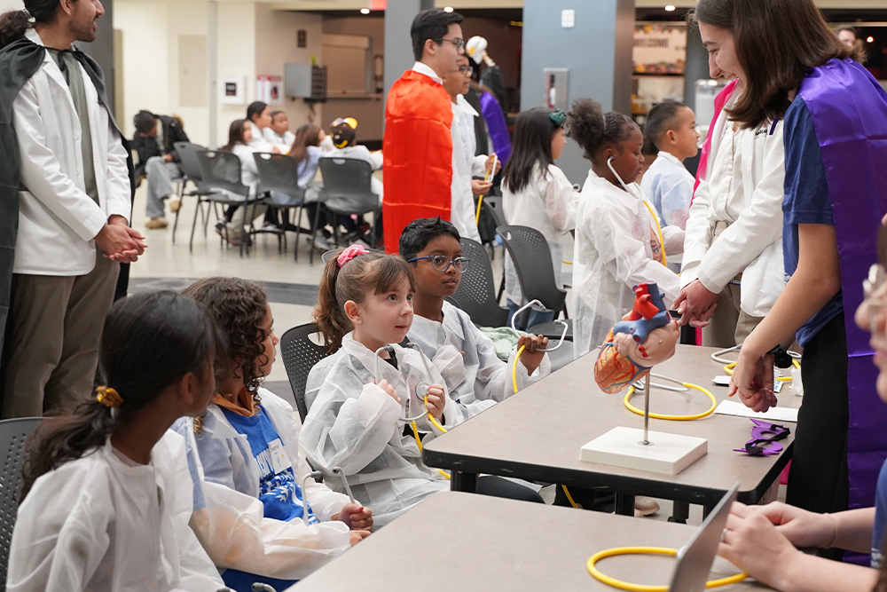 An image of area youth at the Reach Out to Youth event